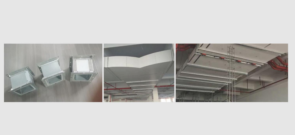 Industrial integration Prefabricated floating beads smoke exhaust duct